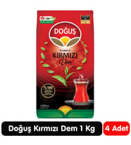 Doğuş Kırmızı Dem Çay 1 Kg 4 Paket
