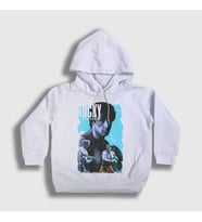 Presmono Unisex Çocuk Beyaz Victory Film Rocky Kapüşonlu Sweatshirt 250578tt