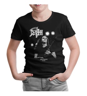 Death - Chuck Schuldiner Siyah Çocuk Tshirt
