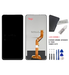 İnfinix S5 PRO Uyumlu Lcd Ekran Dokunmatik Servis + B-7000 + TAMİR SETİ
