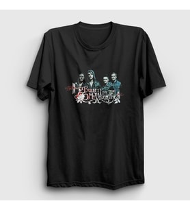 Presmono Unisex Siyah Band Bullet For My Valentine T-Shirt 23036tt