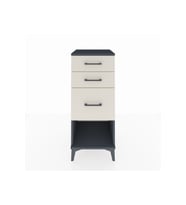 Hyperion Komodin 3 Çekmeceli 44x44x106 Antrasit-Aytaşı