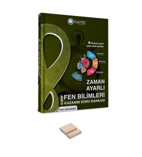 LGS 8. Sınıf Fen Bilimleri Zaman Ayarlı Kazanım Soru Bankası ve Telefon Tutucu