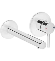 Vitra Origin A42581 Ankastre Lavabo Bataryası, İki Rozetli, Sıva Üstü, Krom
