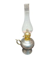 Bakır gaz lambası Şamdan Dekoratif Antik Bakır Osmanlı Gaz lambası Portatif Nostaljik Gaz Lambası Şamdan beyaz bakır