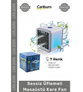 #Vantilatör Portatif Güçlü Soğutucu Kompakt Ofis Çalışma Masası Sessiz Üflemeli Masaüstü Kare Fan