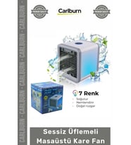 #Vantilatör Portatif Güçlü Soğutucu Kompakt Ofis Çalışma Masası Sessiz Üflemeli Masaüstü Kare Fan