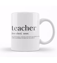 Teacher Definition Kupa Bardak Porselen