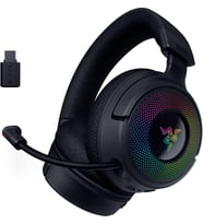 Razer Kraken V4 - Kablosuz Oyun Kulaklığı (3 Modlu Bağlantı, Triforce 40Mm Sürücüler, 9 Bölgeli Rgb (Çok Renkli)