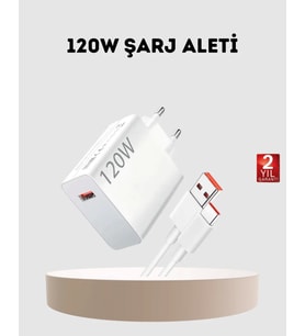 120W USB-C Şarj Adaptörü Süper Hızlı Şarj Güç Kaynağı Seti