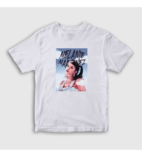 Presmono Unisex Çocuk Beyaz The Sky Poster Melanie Martinez T-Shirt 472682tt