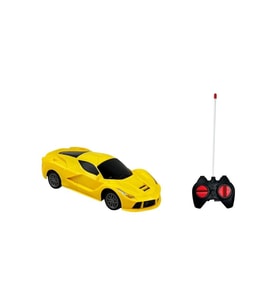 1:24 Ölçek Full Fonksiyon Uzaktan Kumandalı Gerçekçi Spor Yarış Arabası (20 cm)