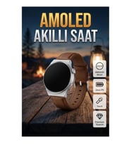 AMOLED Ekranlı Akıllı Saat – Torch Özellikli 10 Gün Kullanım Süreli