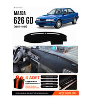 MAZDA 626 GD (1987-1991) Uyumlu Torpido Örtüsü Torpido Kılıfı - Siyah