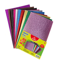 BuBu Simli Yapışkanlı Eva 20x30 cm 10 Renk 