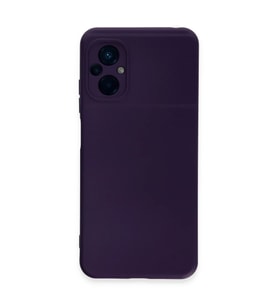 Xiaomi Poco M5 Kılıf Nano içi Kadife Silikon - Mor