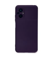 Xiaomi Poco M5 Kılıf Nano içi Kadife Silikon - Mor