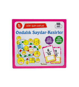 9 Yaş Ondalık Sayılar Kesirler Dört İşlem Kartlar Teleskop Popüler Bilim