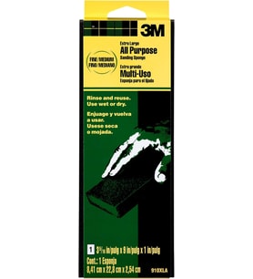 3M Zımpara Süngeri, Ekstra Geniş Alan, 8,4 Cm X 22,8 Cm, Orta