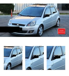 Ford Fiesta MK5 Batman Yarasa Ayna Kapağı Piano Black 2006 2007 2008