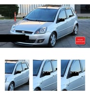 Ford Fiesta MK5 Batman Yarasa Ayna Kapağı Piano Black 2006 2007 2008