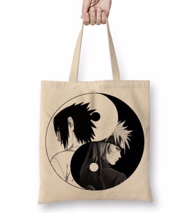 Naruto E Sasuke Bez Çanta Uzun Saplı
