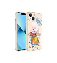 Apple iPhone 13 Uyumlu Kılıf Kamera Korumalı Desenli Sert Silikon Zore Epoksi Kapak (Model 8)