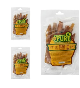 DELİBON Kurutulmus Dana Ince Ense Sinir Köpek Ödül Maması 15 Cm 100 Gr X 3 Adet