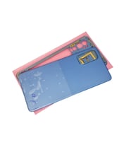 Samsung Galaxy M52 KASA Arka Pil Batarya Kapağı () Mavi