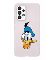 Samsung Galaxy A53  Kapak Donald Duck Tasarımlı Şeffaf Silikon Kılıf