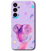 Galaxy S23 FE Kılıf HD Desen Baskılı Arka Kapak - Uzaylı Kız