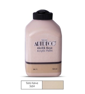 ARTDECO 070L-3654 AKRİLİK BOYA 500 ML. SÜTLÜ KAHVE