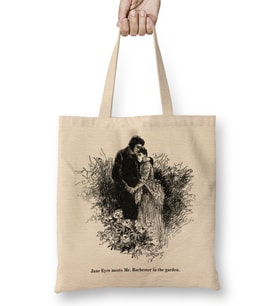Jane Eyre Charlotte Bronte Jan Eyre And Mr Rochester Bez Çanta Uzun Saplı