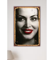 Yeşilçam, Türkan ŞORAY Retro MDF Tablo , 30x20 cm 3mm MDF UV Baskı Duvar Dekoru
