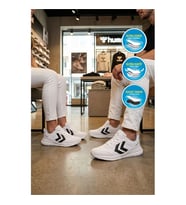 Hummel 900887 Hml Nency II Beyaz Siyah Hafif Esnek Unisex Spor Ayakkabı