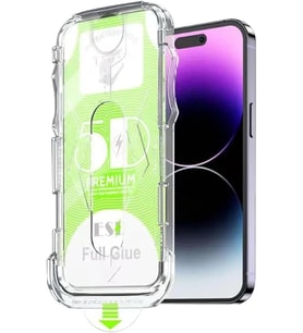 iPhone 17 Pro Max/iPhone 18 Pro Max Uyumlu Ekran Koruyucu - Otomatik Hizalama Özellikli Ekstra Güçlendirilmiş Tam Koruma Pürüzsüz Lazer Kesim Premium Kırılmaz Cam