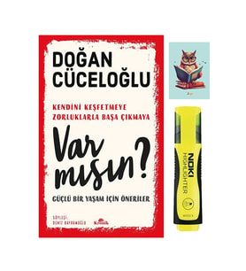 Var Mısın? - Doğan Cüceloğlu - Kronik Kitap - 9786057635839 Sarı Fosforlu Kalem - Not Defterli Seti