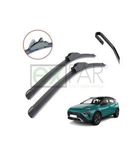 HYUNDAİ BAYON ÖN CAM SİLECEK SÜPÜRGESİ TAKIMI 2021 - 2024 BAYON SİLECEK SAĞ SOL