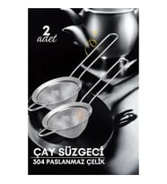CEYLAN ADAM Klasik Çay Süzgeci 304 Paslanmaz Çelik 2 ADET