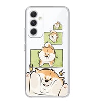 Samsung Galaxy A25 Uyumlu Sevimli Köpek Tasarımlı Şeffaf Telefon Kılıfı
