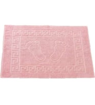 Romans Ayak Havlusu 50x70 cm 2'li Set Pudra-Pembe