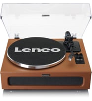 Lenco LS-430BN 4 DAHİLİ HOPARLÖRLÜ BLUETOOTHLU PİKAP PLAK ÇALAR KAHVERENGİ