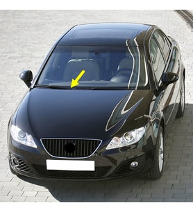 Seat Exeo 2009-2014 Ön Cam Sağ Yolcu Taraf Silecek Kolu 8E1955408C (Siyah)