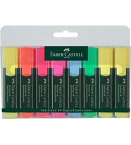 Faber-Castell Fosforlu Kalem, 6+2 Li Poşet, 6 Renk (Standart)