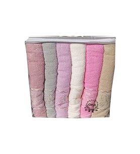 Çıtlık Çicek Desen Banyo Havlusu