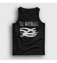 Presmono Unisex Siyah Logo Rock The Waterboys Atlet 528423tt