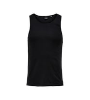 Only & Sons Erkek Slim Düz Fit Atlet Tank Top - 22022666 (Siyah)