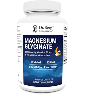 Dr.Berg Magnesium Glycinate with Naturally Sourced Vitamin D3 150 kapsül