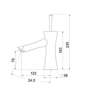 F-611 Krom Lavabo Bataryası
