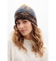 Peraluna HARMONY BEANIE Etnik Desen Kadın Triko Bere - Multi
